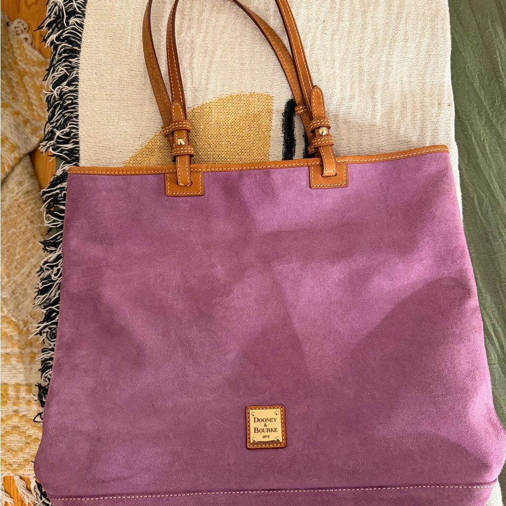 Dooney & Bourke Lavender Suede Tote